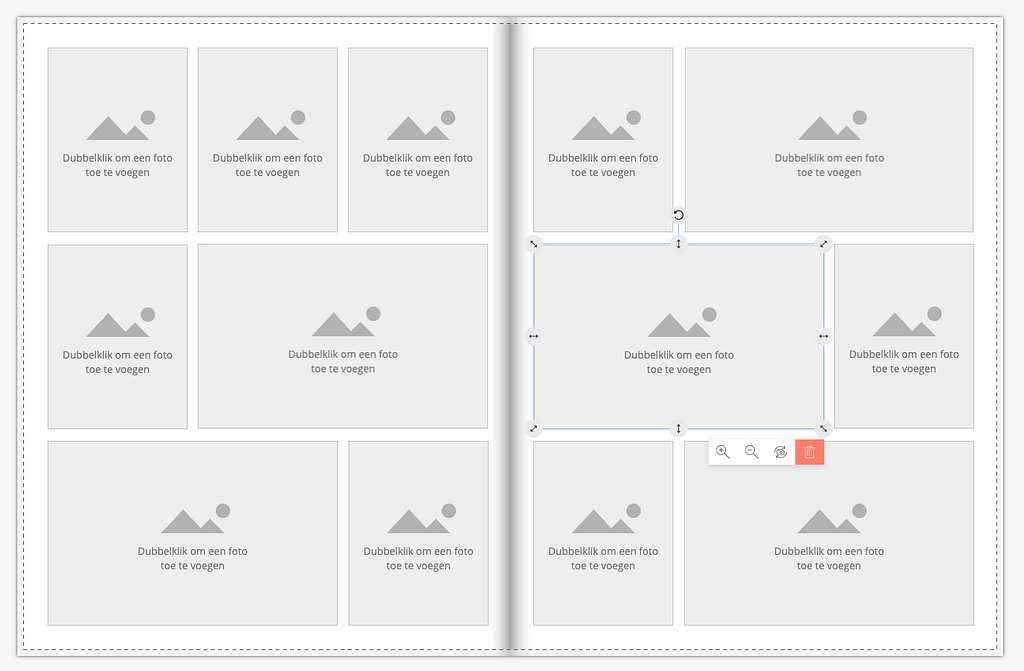 myglossy.nl_maak je eigen magazine_functie indelingen fotoblokken aanpassen