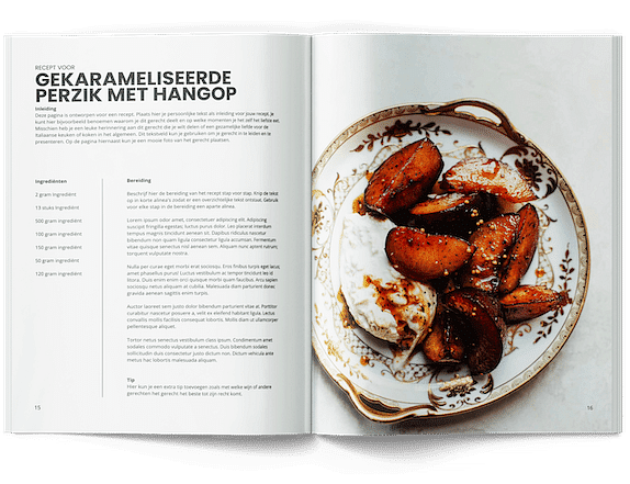 Sortie spel Omzet Eigen Recepten Tijdschrift Maken | Dit Design Staat Klaar op MyGlossy.nl