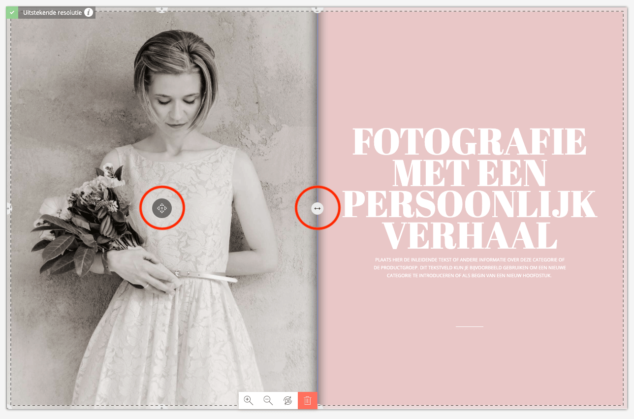 myglossy.nl_maak je eigen magazine_foto's bijsnijden